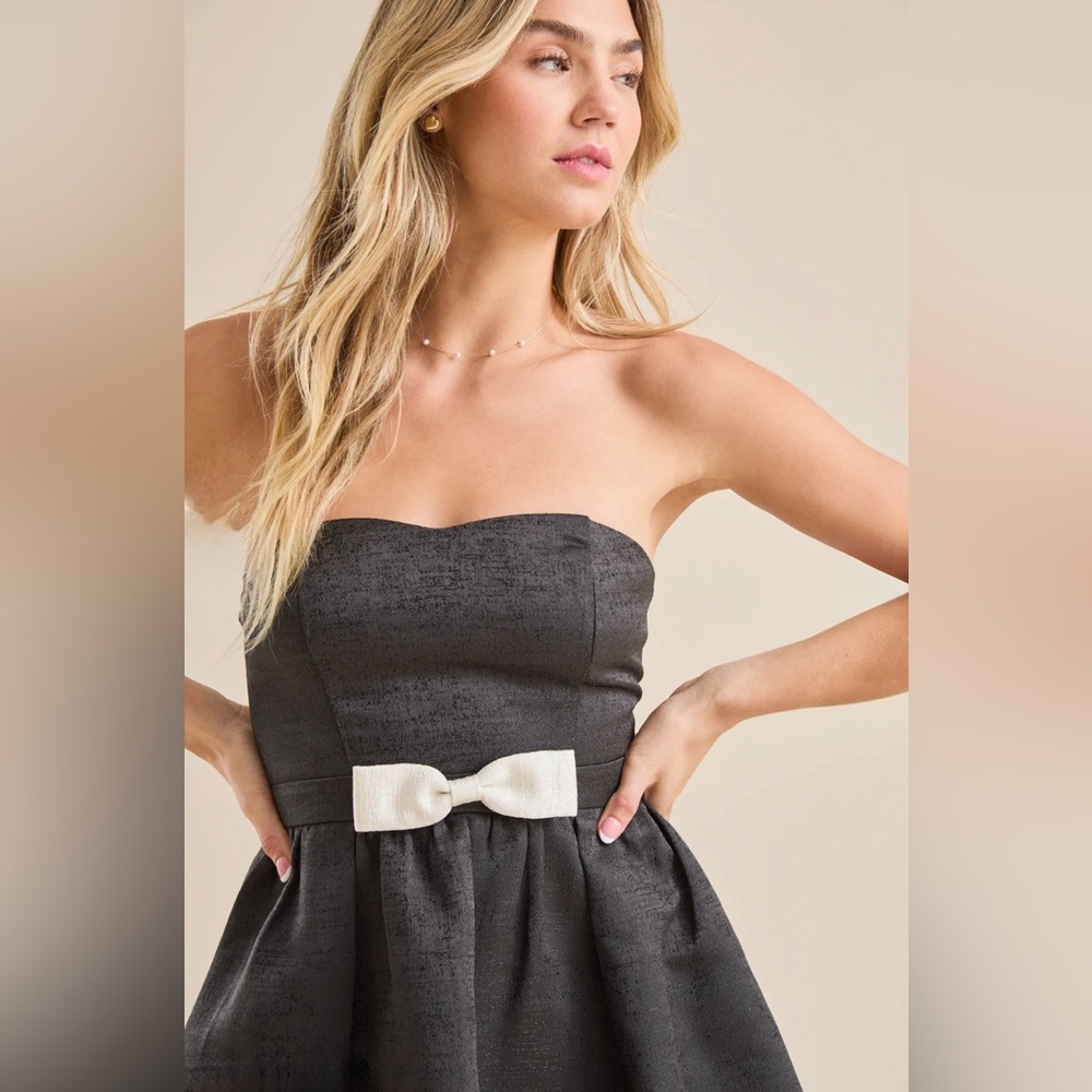 NWT Altar’d State Audrey Strapless Mini Dress - Picture 3 of 6